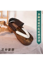 1/3 Delusion Genshin Impact Kaedehara Kazuha Japanese Geta Sandals Cosplay Shoes